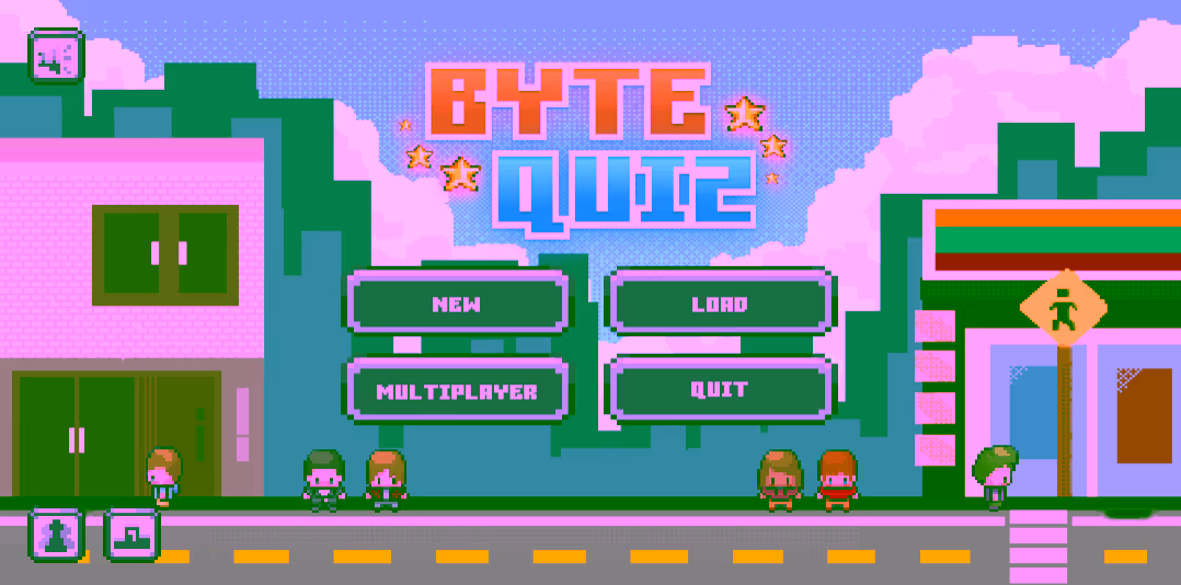 ByteQuiz main menu